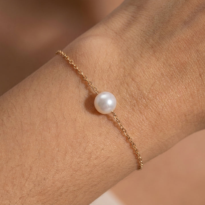 Golden Pearl Bracelet