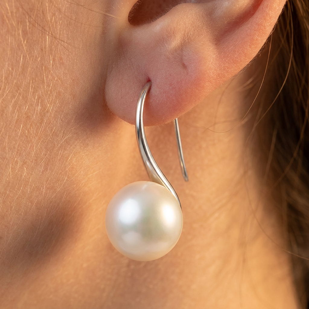 Elegant Pearl Drop Earrings