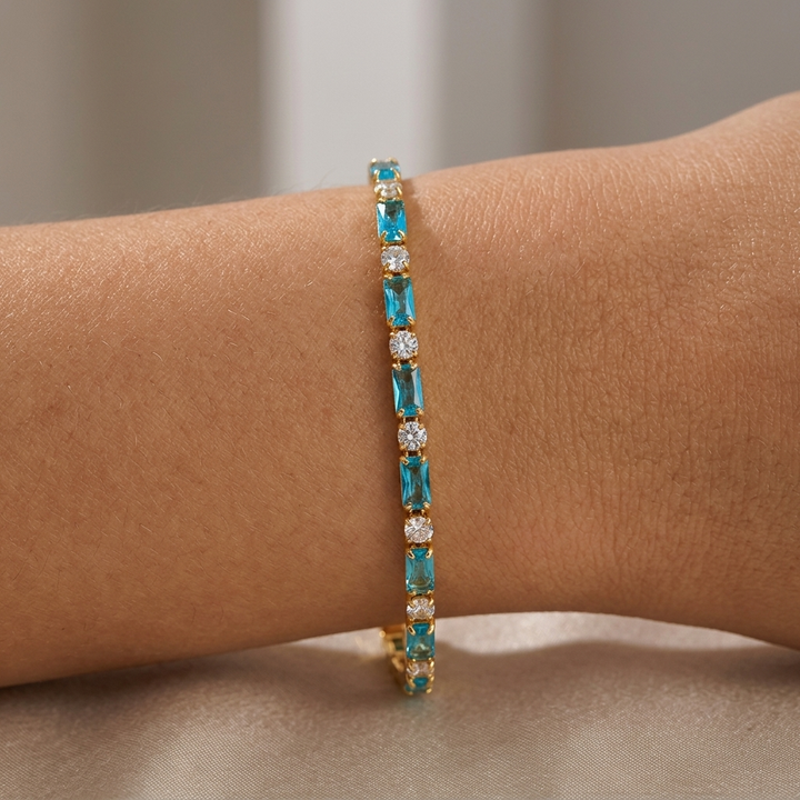 Natural turquoise Stone Bracelet