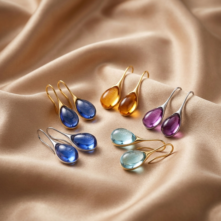 Chic Crystal Drop Earrings