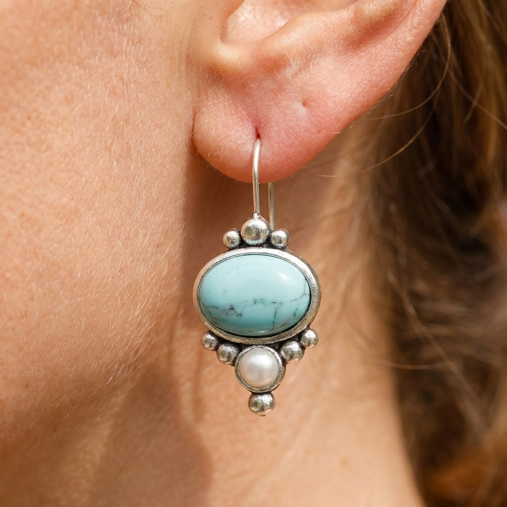 Briselle Shorelight Silver Earrings