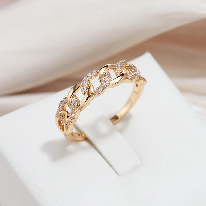 Gold Chain Link Ring