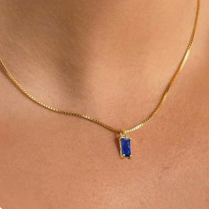 Sapphire Pendant Necklace